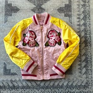 Satin bomber jacket
